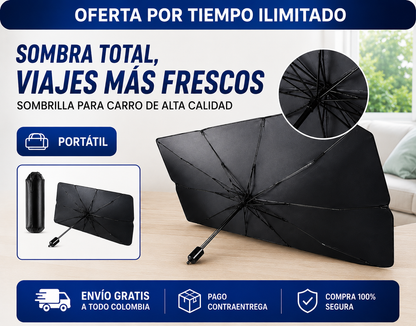 Sombrilla Parasol Carro Protección Solar